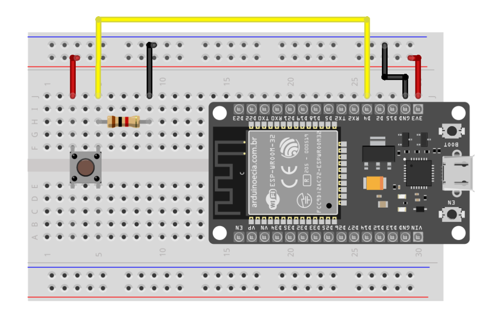 Circuito ESP32 com WifiManager