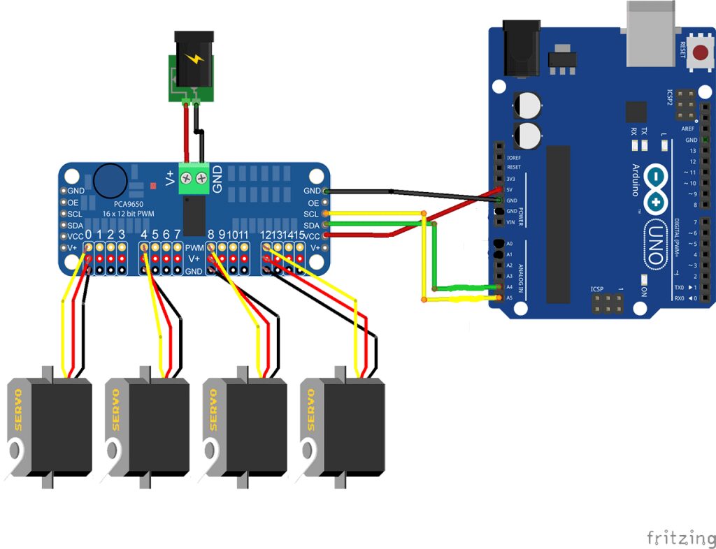 M dulo pca9685 16 canais pwm arduino e cia